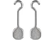 Bondable sliding crimpable hooks Left (1 Pcs)