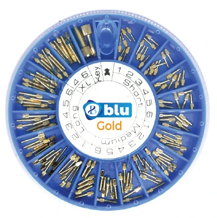 Golden Palated Screw Posts Master KIT (240PCS/Kit)