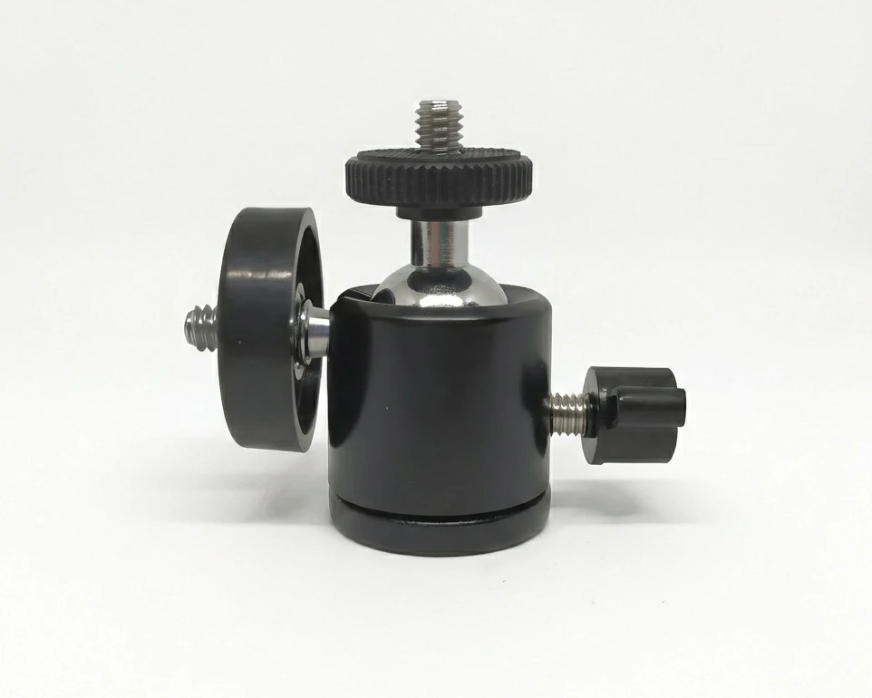 360 Degree Metal Swivel Ball Head Fits Holders and Lights